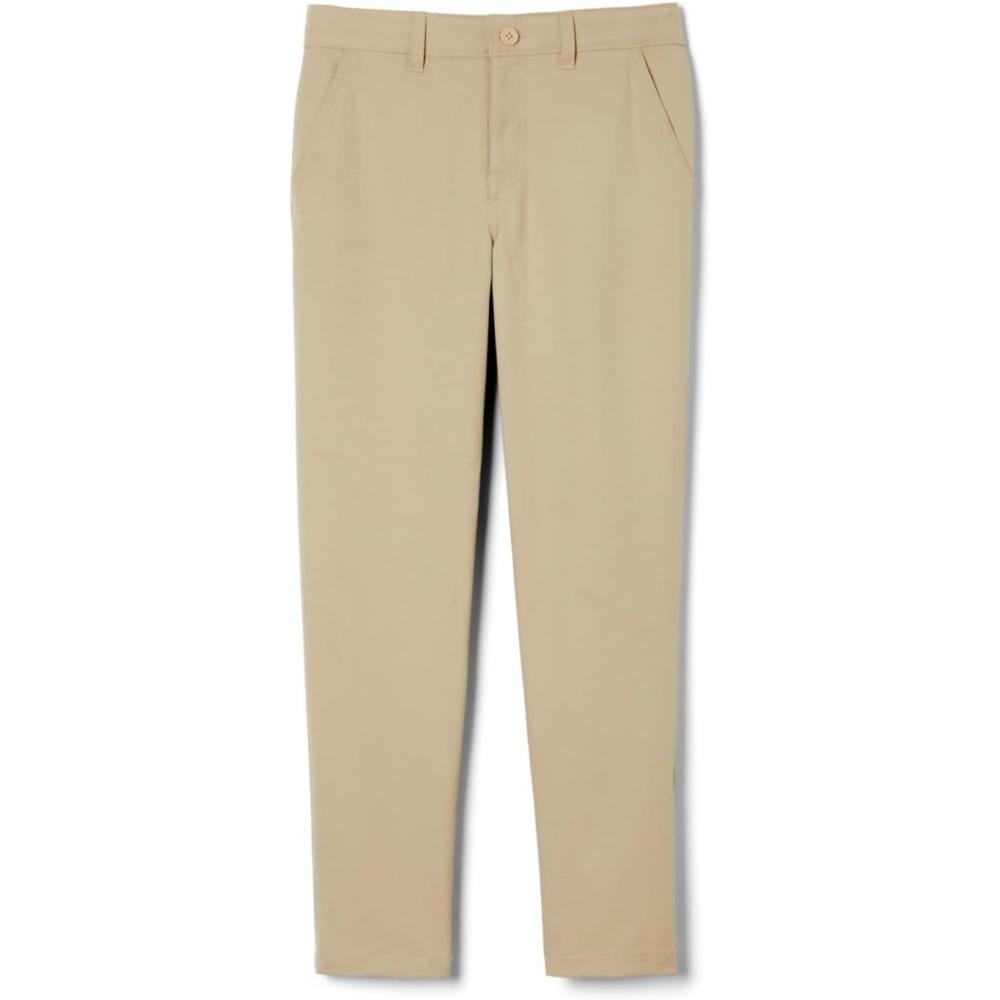 French Toast Boys’ Slim Fit Stretch Performance Pant(Khaki)