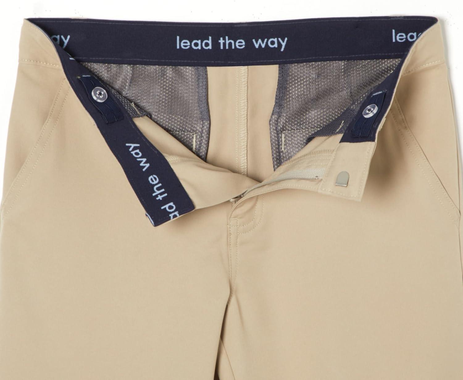 French Toast Boys’ Slim Fit Stretch Performance Pant(Khaki)
