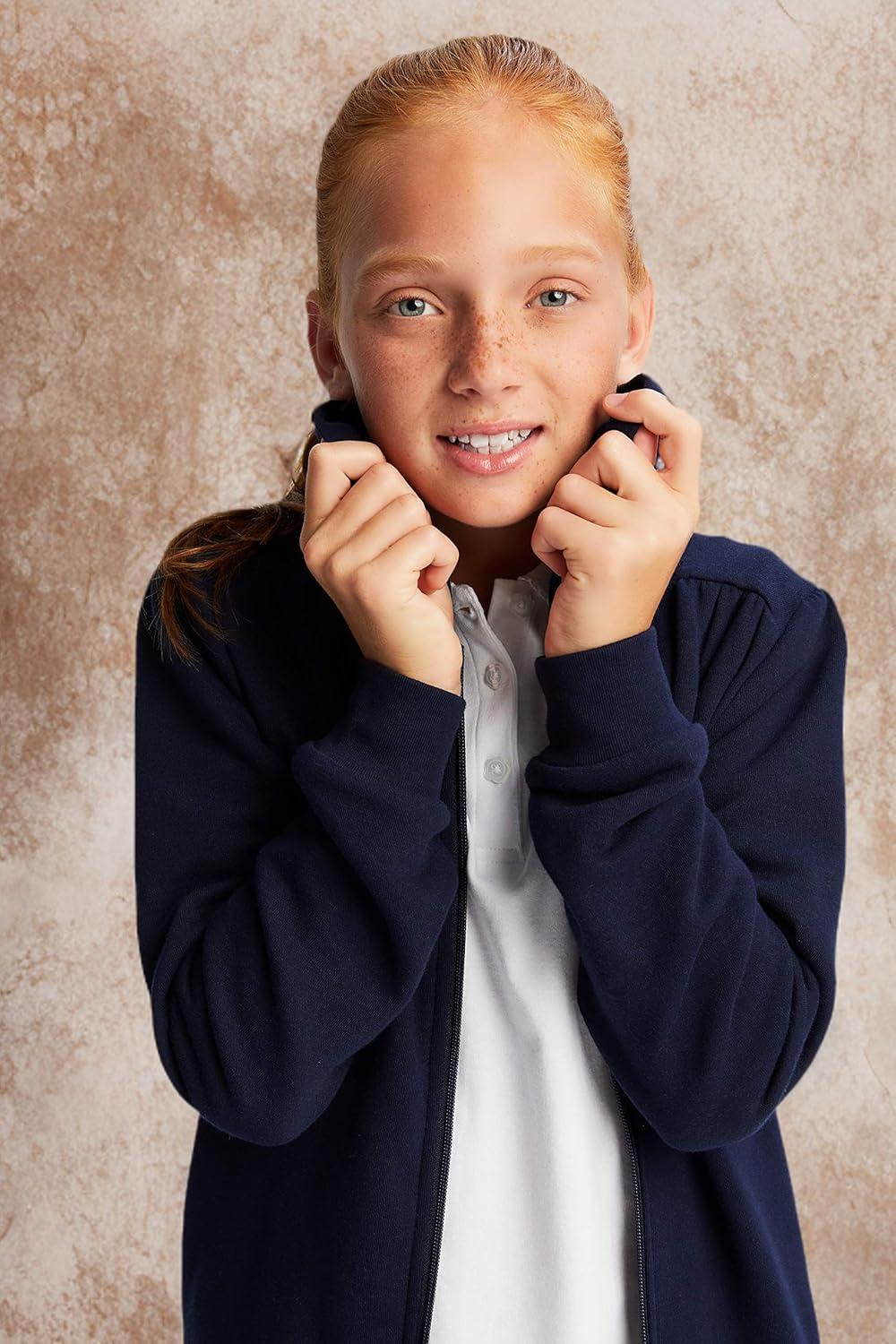 French Toast Girls’ Knit Jacket(Navy)