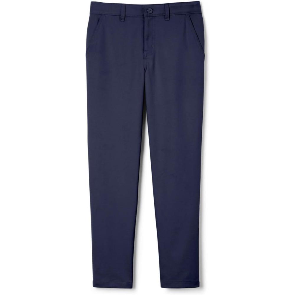 French Toast Boys’ Slim Fit Stretch Performance Pant(Navy)