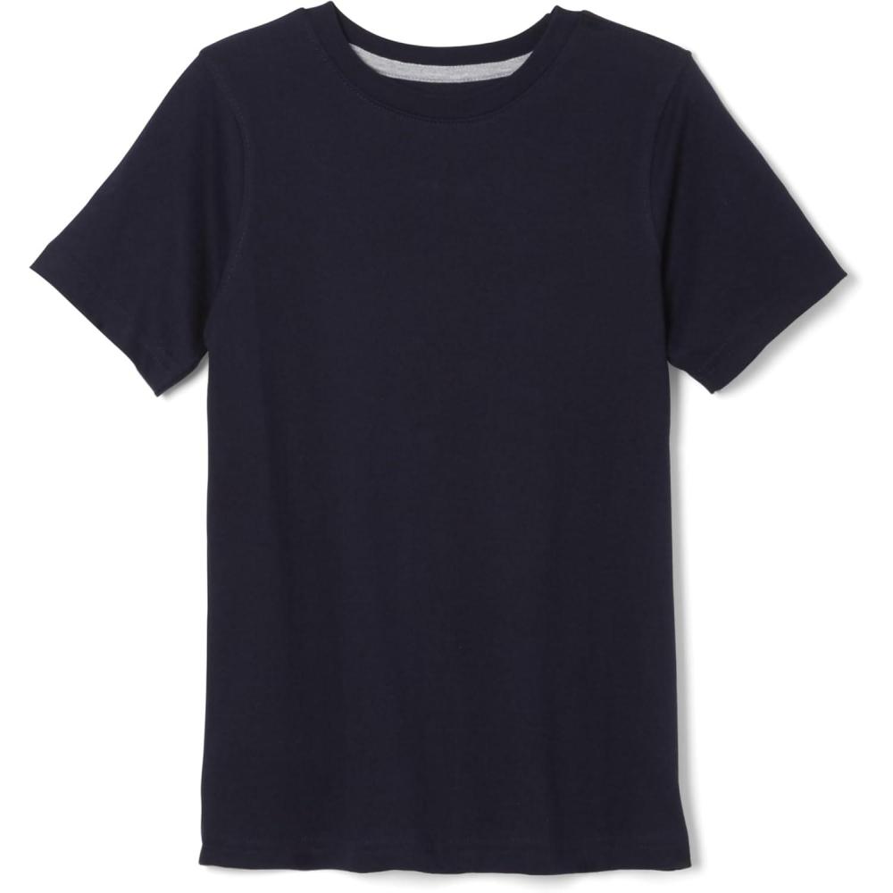 French Toast Boys Short Sleeve Crewneck Tee T Shirt(School Navy)